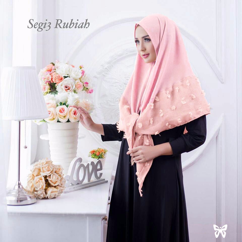 HOPYLOVY - SUPER SALE !! Kerudung Instan Kombinasi Rubby