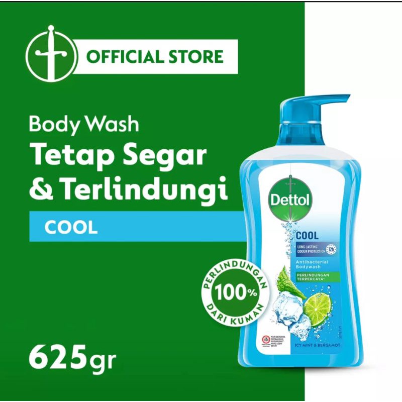 Jual Dettol Cool Body Wash Biru Anti Bakteri PH Balance Sabun Cair