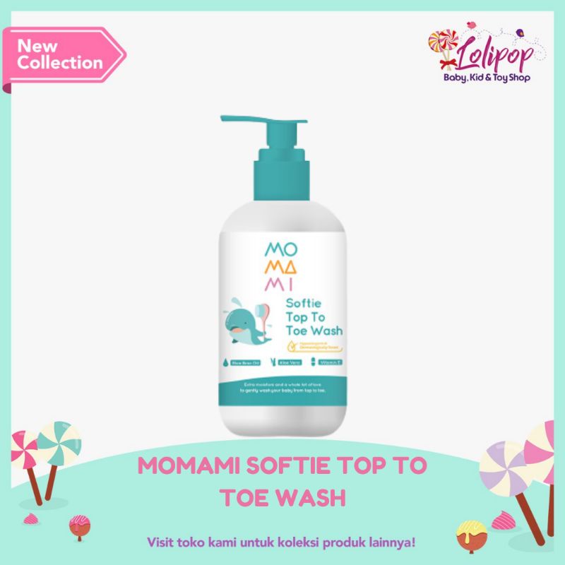 MOMAMI SOFTIE TOP TO TOE WASH 235ML