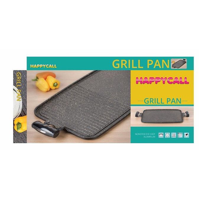 Best Seller | Promo Happy Call Multi Grill Pan 2 In 1 Original Korea