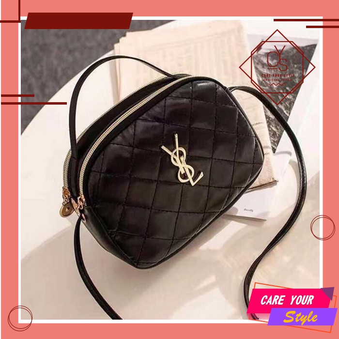 CYS Tas Selempang Wanita Tas Import Tas Wanita Tas Selempang Cewek Tas Mini Kulit PU Tas Murah T137