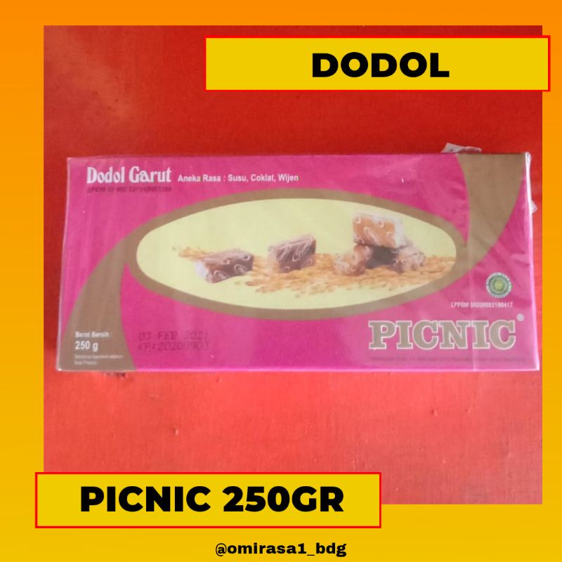 

Dodol Picnic 250gr