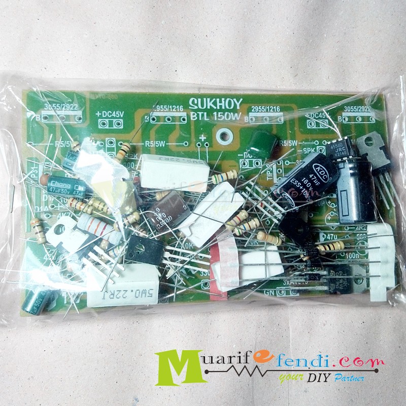Paket DIY Power Amplifier BTL 150Watt SUKHOY 002