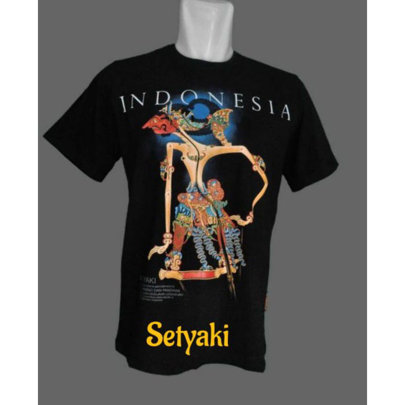 Kaos kirangan wayang /kaos wayang/ punokawan semar gareng petruk bagong/kaos kesenian/kaos wayang golek