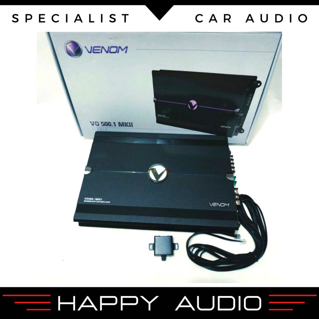 Power Monoblock Venom Diablo VO500.1MKll Monoblok Audio Mobil Venom VO 500.1 MK2 Diablo Ori Garansi
