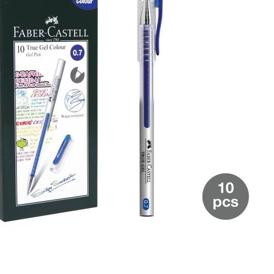 

✤ Faber-Castell True Gel Pen -- Blue Ink 0.7 mm ➬