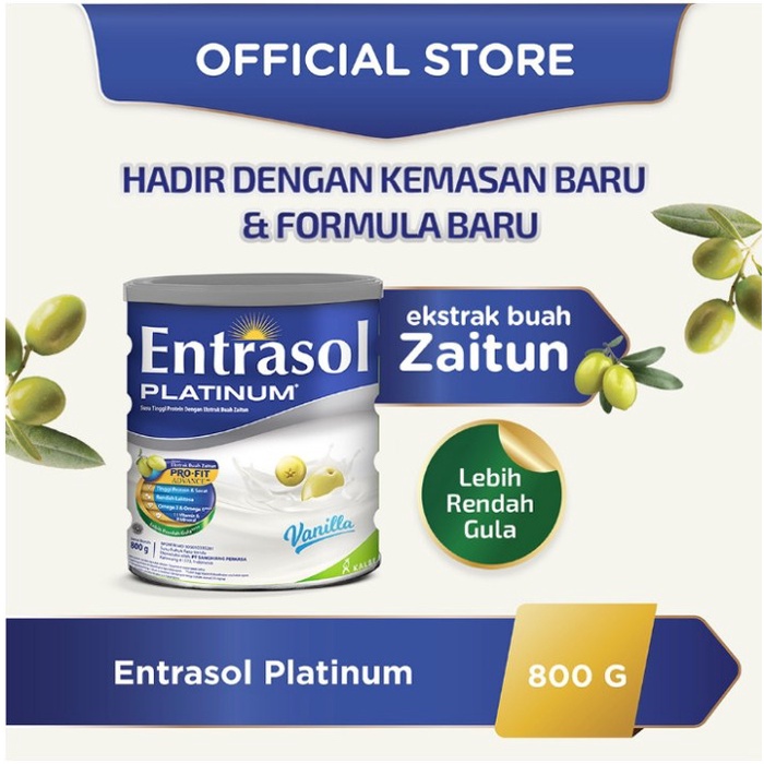 

Ee5F10 Entrasol Platinum 800Gr Susu Tinggi Protein Untuk Lansia Rasa Vanilla 6Gddv