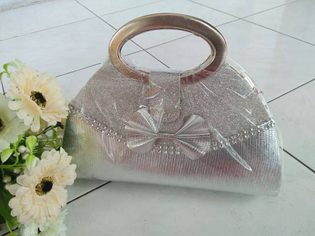 Tas Pesta Oval 301  Tas Wanita Clutch Pesta