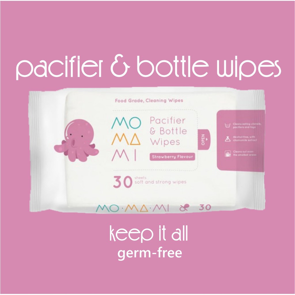 Momami Pacifier and Bottle Wipes 30pcs