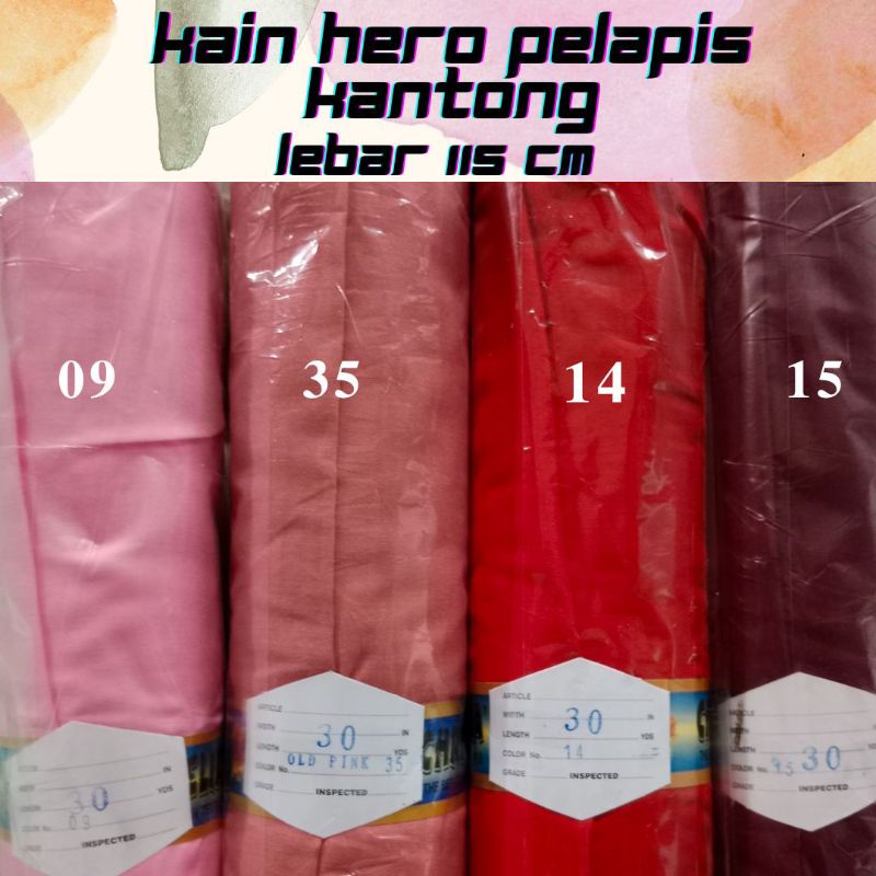 Kain Hero Furing Pelapis Untuk Kantong Celana