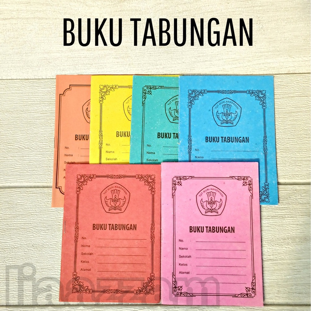 

Buku Tabungan/Buku Keuangan Sekolah Polos Kecil