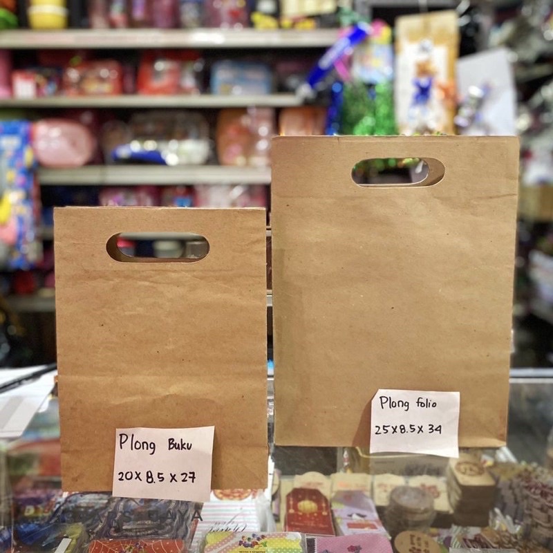 

Paper Bag Plong / Polos Coklat