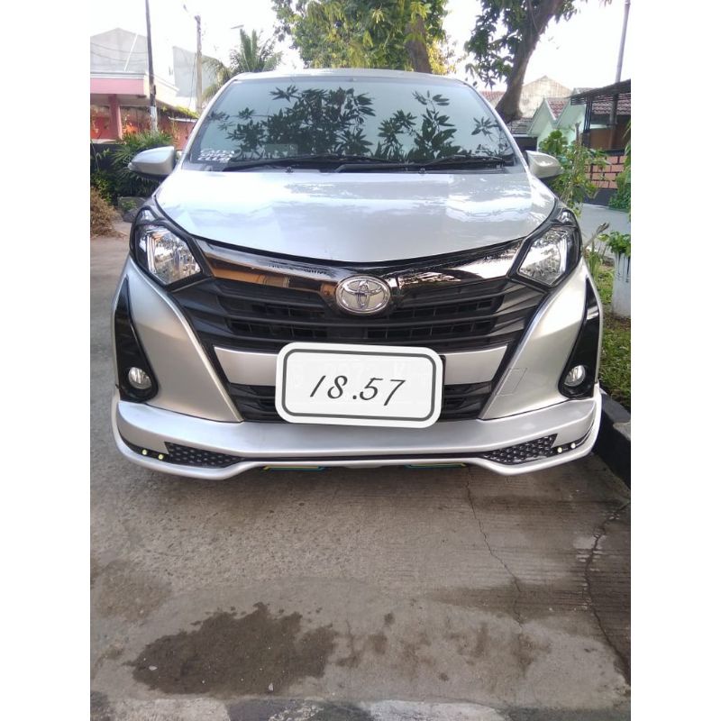 bodykit toyota calya bodykit calya 2018 materila duraflex dan presisi, berkualitas