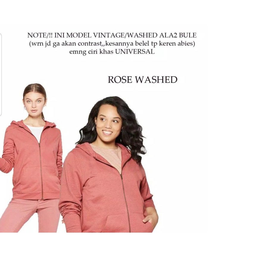 JAKET WANITA UNIVERSAL THREAD FULL ZIPPER HOODIE