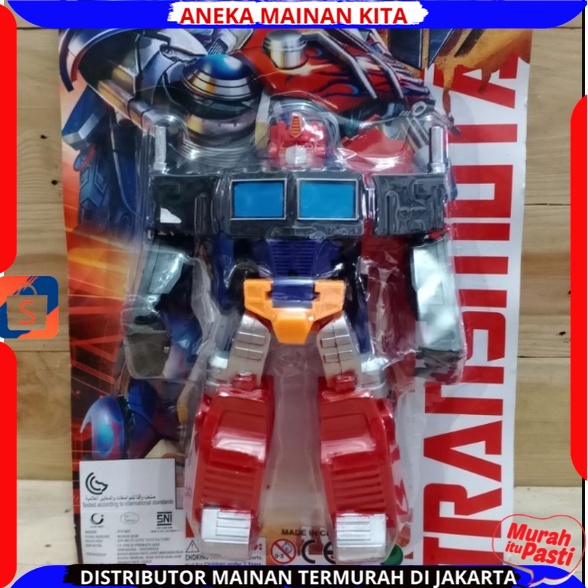 PROMO Mainan Anak Laki Laki  Robot optimus brave destiny mobil berubah jadi robot Berkualitas SNI