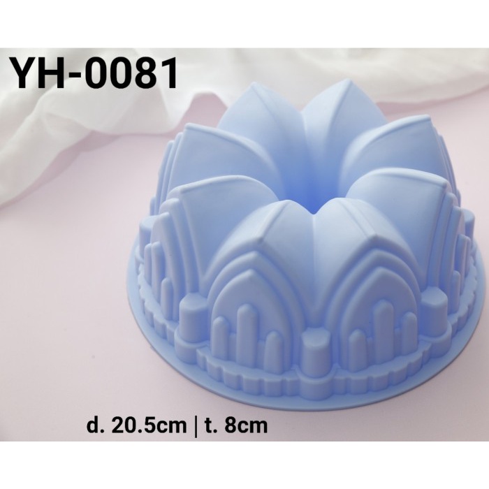 

KUE-PENGHIAS-ALAT- YH-0081 LOYANG SILIKON CETAKAN SILIKON CETAKAN PUDING CHIFFON CAKE -ALAT-