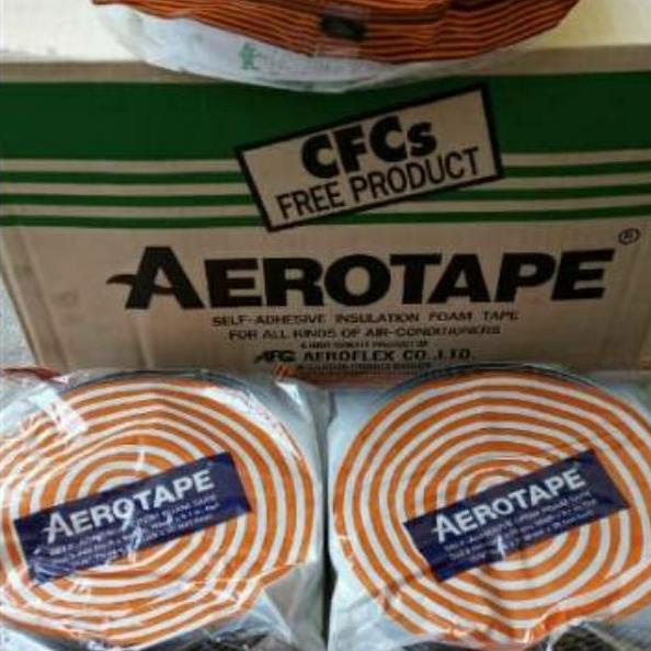 

[ varostore90 ] Isolasi Aerotape foam untuk AC - Single foam tape murah - 2 inch