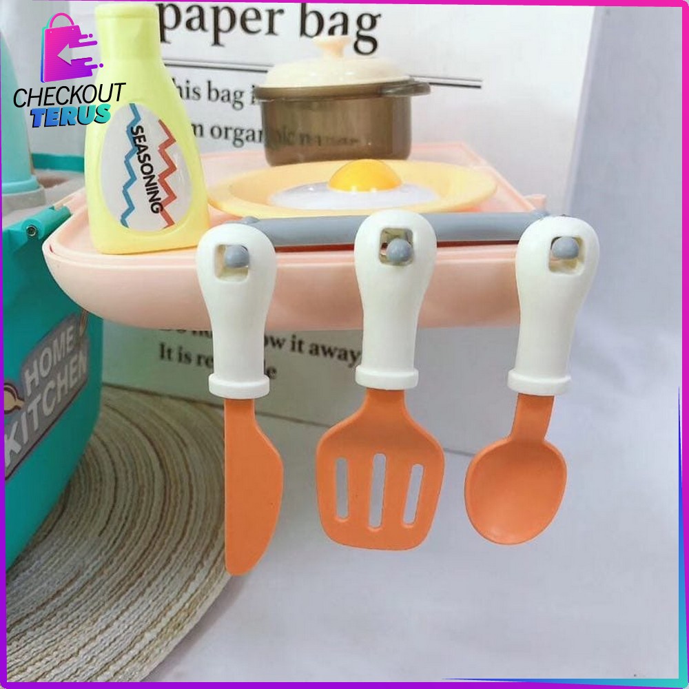 CT M27 Mainan Home Picnic Kitchen Set 906 Mainan Dapur Masak Masakan dan Wastafel Cuci Piring Mainan Edukasi Anak