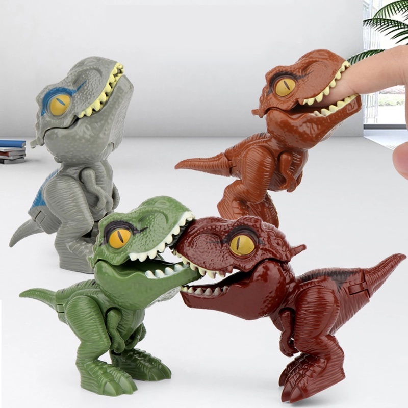 [1Piece Creative Bite Finger Dinosaur Toy] [Tyrannosaurus Toy Model ][Children's Birthday Gift]