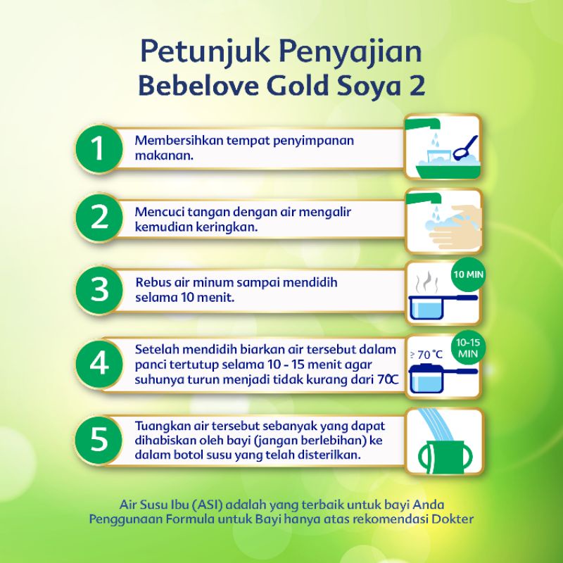 Bebelove Gold Soya 2 360gr susu formula bayi alergi susu sapi hipoalergenik 6-12 bln kacang kedelai