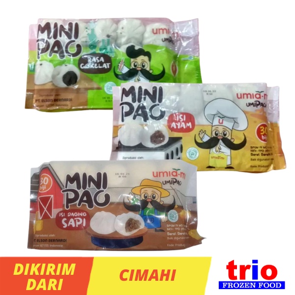 

Umiami Mini Pao Rasa Coklat\Ayam isi 30pcs 480gr