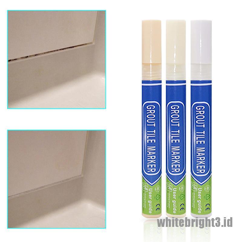 ❤White3 Warna Putih❤ Pen Perbaikan Gap Ubin Anti Air / Jamur