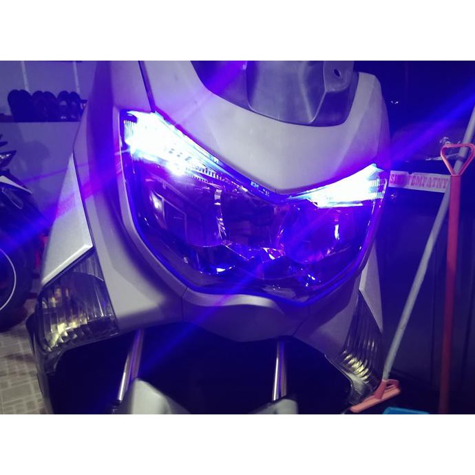 Lampu Senja Led Nmax Aerox Soul Gt Mio Led Crystal Biru 2 Pcs Lesmo22