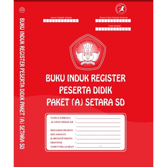

RB Buku Induk Paket A B C Setara SD SMP SMA/Buku Induk PKBM Paket A B C Setara SD SMP SMA kurikulum