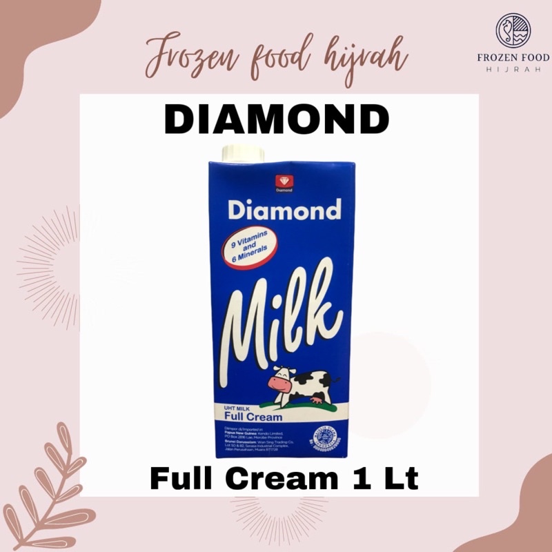 Jual DIAMOND SUSU UHT FULL CREAM 1 Lt | Shopee Indonesia