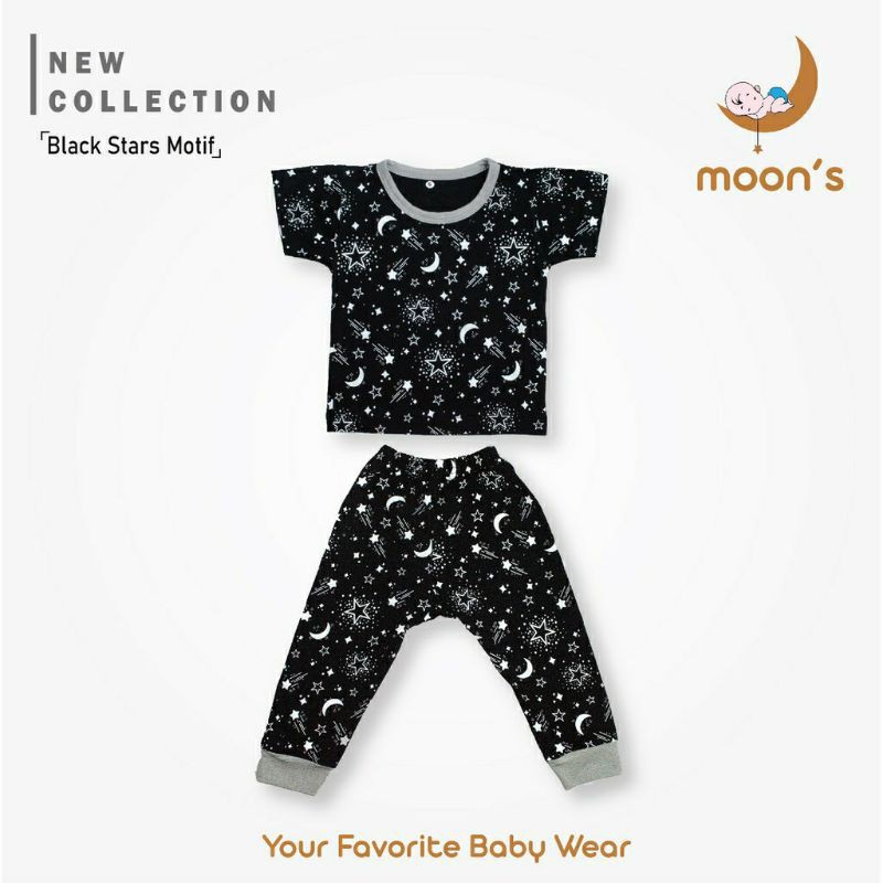 MOONS STELAN OBLONG CAMPUR MOONS/STELAN BAJU PENDEK /CELANA PANJANG BAYI