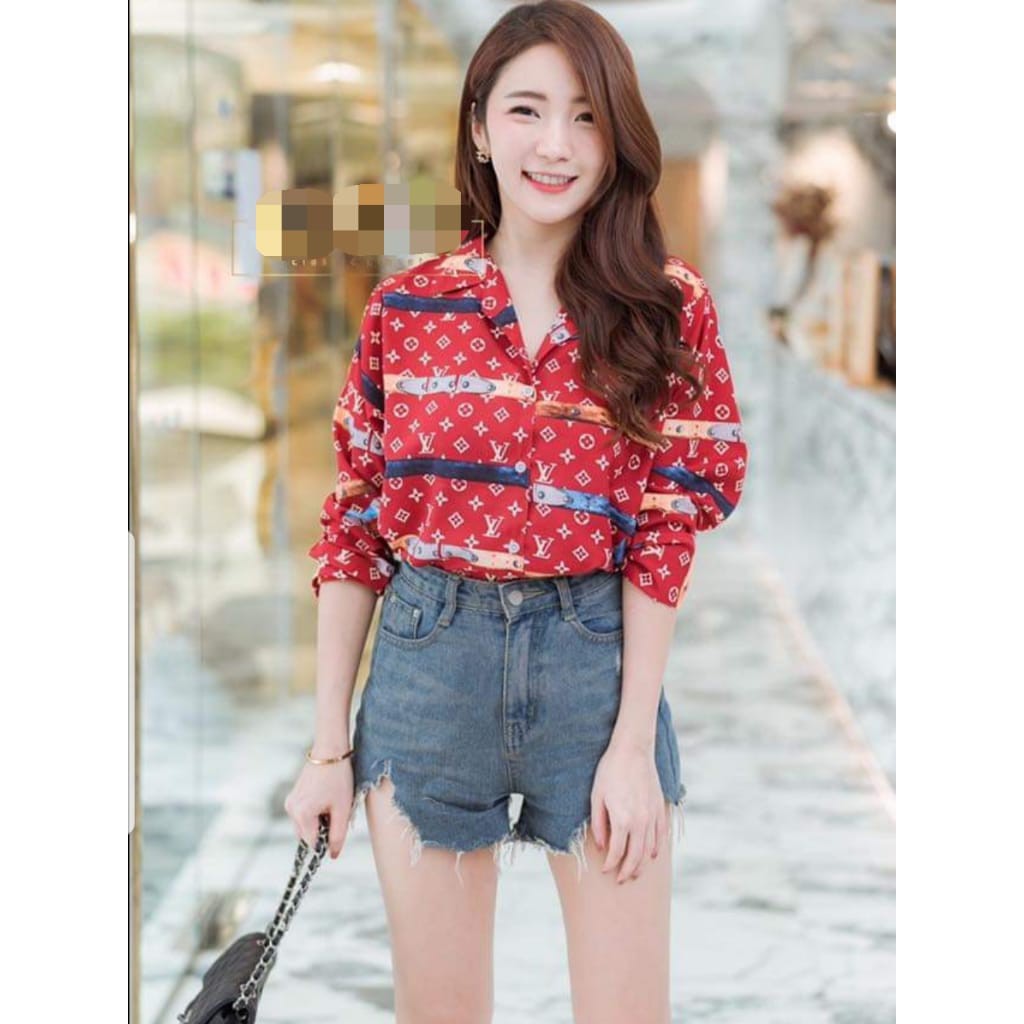 4083 3M THREE M TM KEMEJA TREVI LV SHIRT KEMEJA FASHION IMPORTIR TERMURAH IMPOR GROSIR MURAH IMPORT