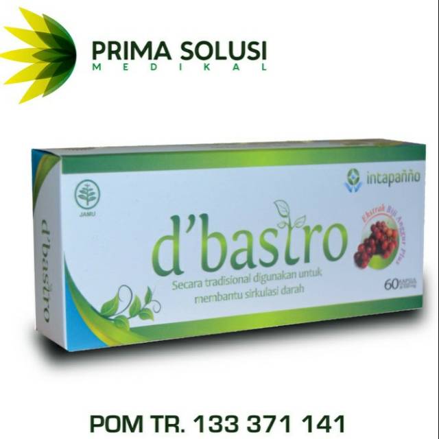 Obat stroke yang sudah lama D'bastro isi 60 kapsul