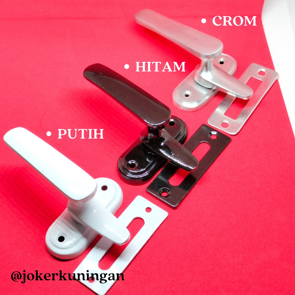 TERMURAH Grendel jendela grendel pintu Rambuncis JUMBO Aluminium Tebal Grendel slot kunci Jendela Ra