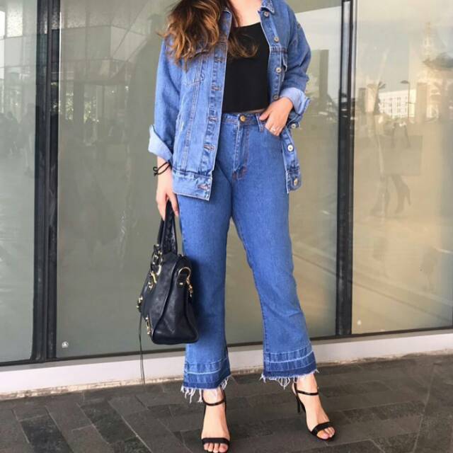 CUTBRAY FRINGE JEANS ZARA