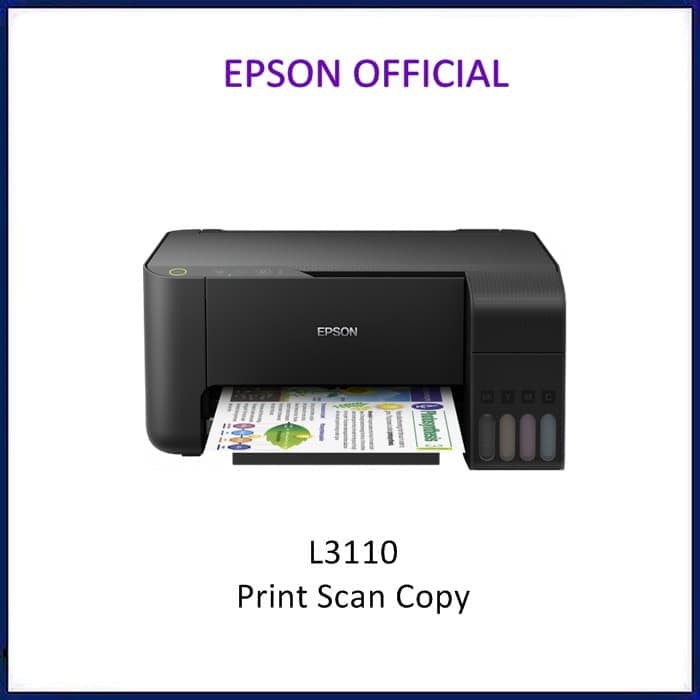 Epson Printer L3110 Ink Tank All In One Print Scan Copy L-3110