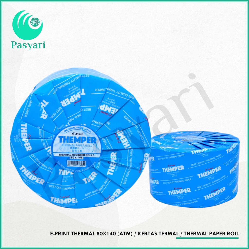 

E-Print Thermal 80x140 (Atm) / Kertas Termal / Thermal Paper Roll