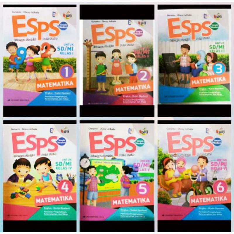 

Buku ESPS Matematika Erlangga Kelas 1,2,3,4,5,6 kurikulum 2013