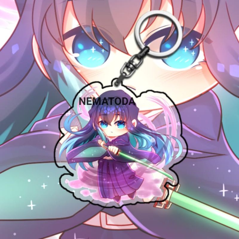 Gantungan Kunci Anime Kimetsu No Yaiba Tokito Muichiro - Keychain Anime - Standee Anime