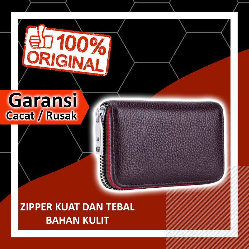 CARD HOLDER CARDHOLDER UNTUK DOMPET TEMPAT KARTU UKURAN UANG KERTAS RFID PRIA WANITA 12 SLOT ORI A19