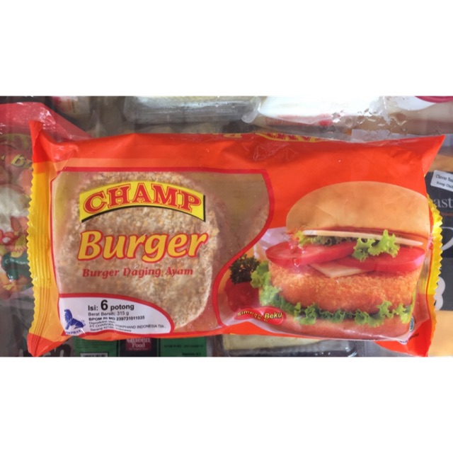 

Champ burger 365gr