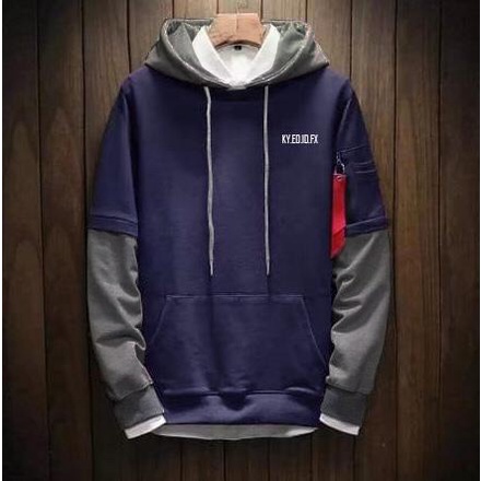 Amspro Hoodie pria Sweater pria atasan pria Eleven