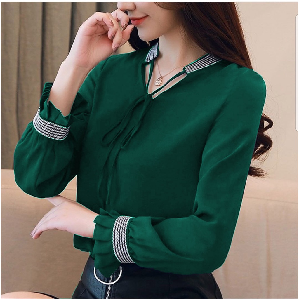 JYACOLECTION-BAJU ATASAN TERBARU-BLOUSE WANITA TERBARU-BLOUSE KOREA-KEMEJA WANITA TERBARU