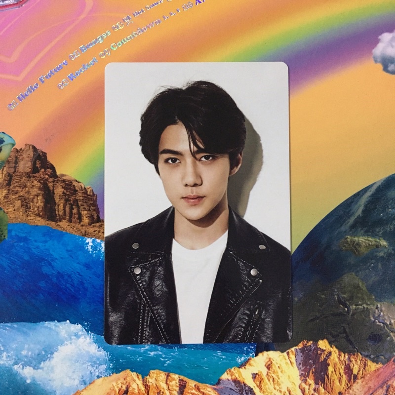 photocard pc sehun exo 2016 season greeting china
