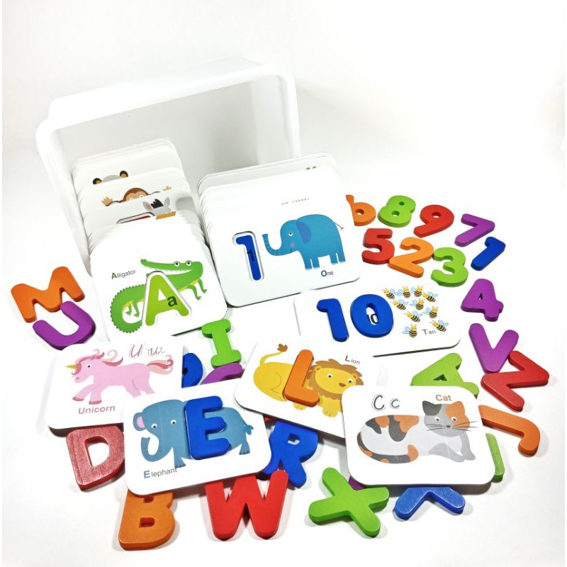 Puzzle Huruf & Angka