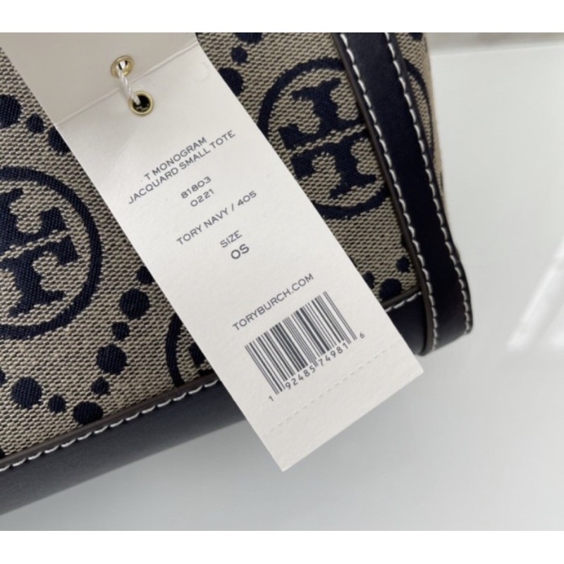 Tory Burch T Monogram Jacquard Small Tote Bag 81803