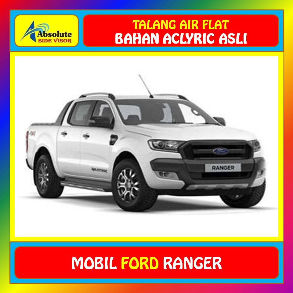Talang Air Depan Ford Ranger 2007 2012 Model Lebar Warna Hitam Merk Absolute Shopee Indonesia