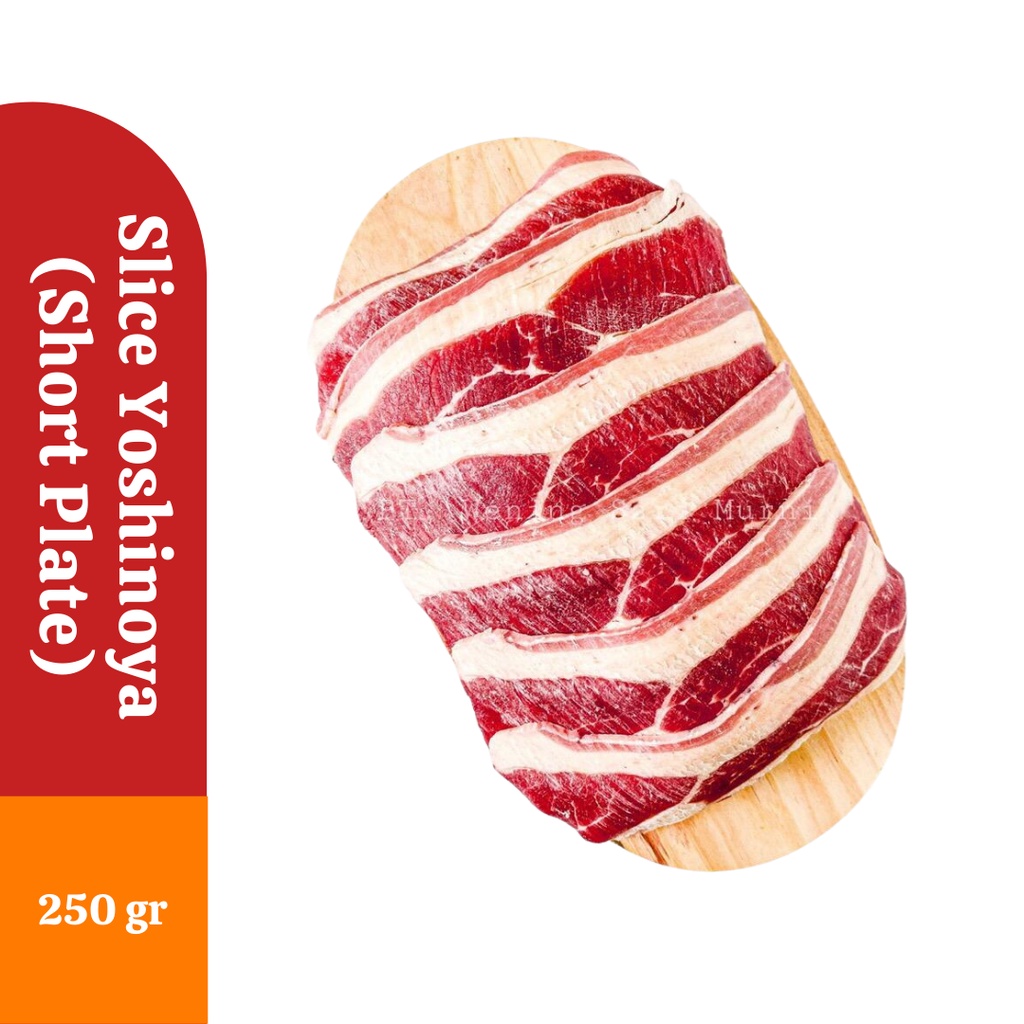 

Slice Shortplate USA / Short Plate / Slice Yoshinoya Premium 250 Gr