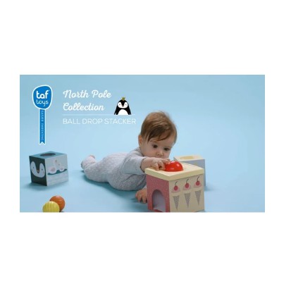 Taf Toys North Pole Ball Drop Stacker - Mainan anak