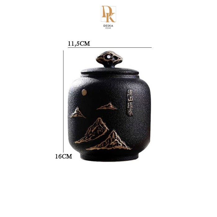 Wadah Tempat Penyimpanan Teh / Tea Leaves Pottery Storage Jar