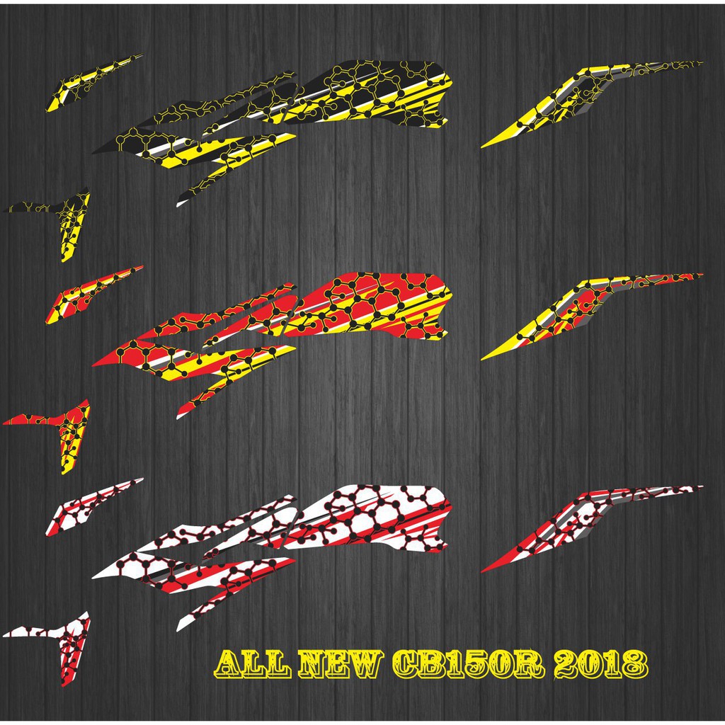STRIPING STIKER DECAL ALL NEW CB150R 2018 DNA